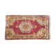 Tapis patiné orient laine fait mai 166 cm x 95 cm