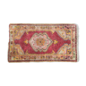 Patinated carpet orient wool handmade 166 cm x 95 cm