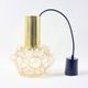 Mid-Century Modern Amber Bubble Glass Ceiling Light by Helena Tynell for Limburg, Germany, 1970s