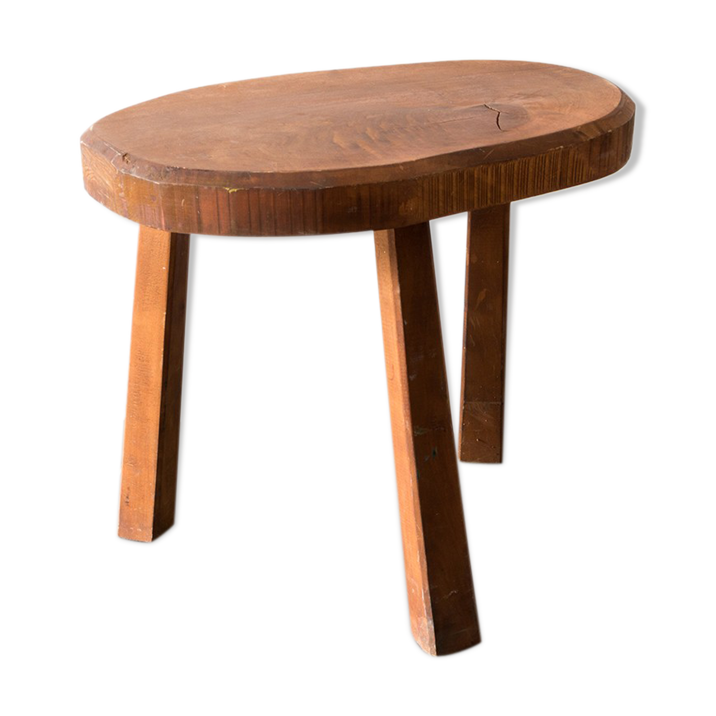 Tabouret tripode bois