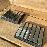 Set of 12 metal knife holders