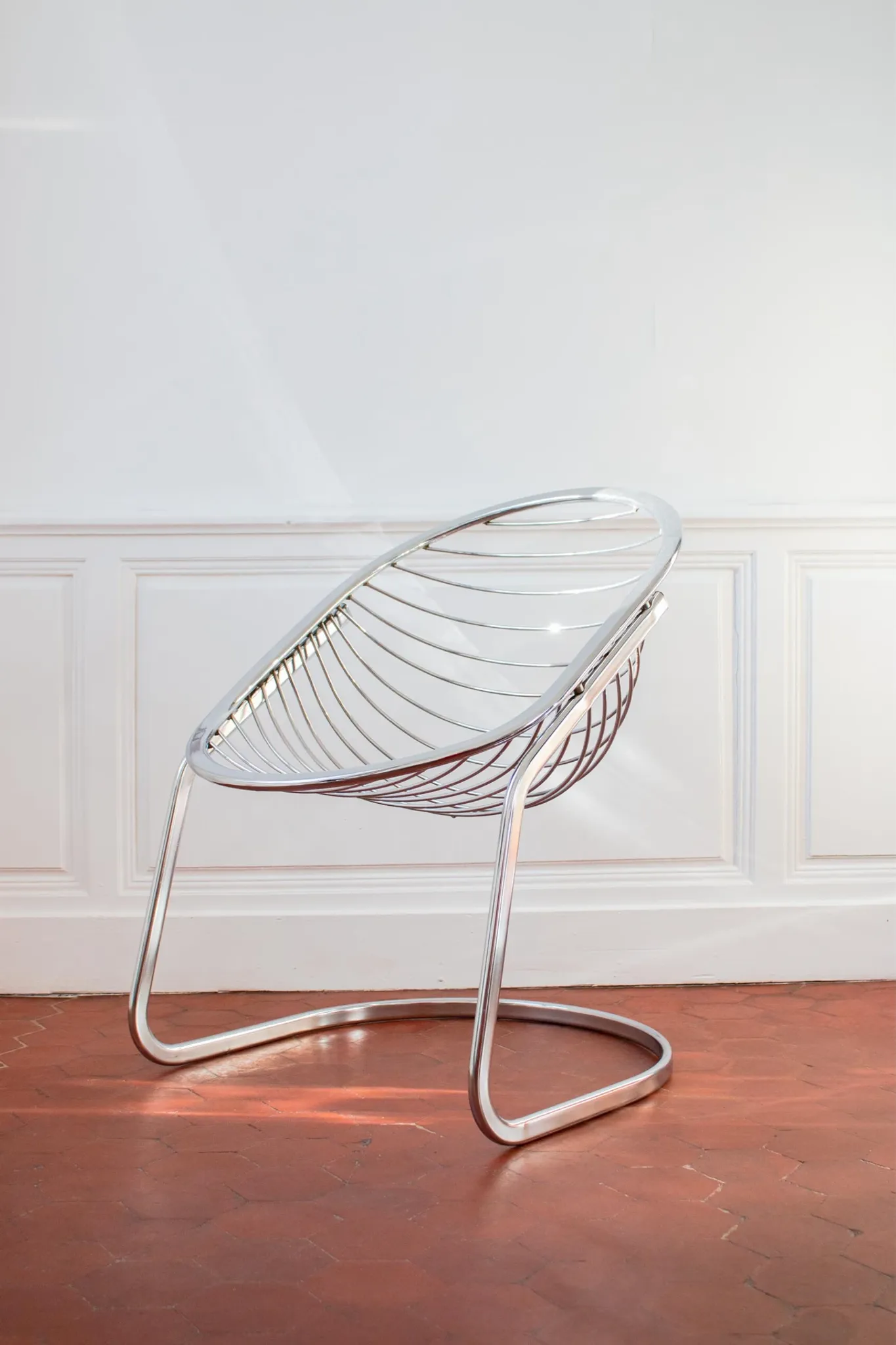 Egg chair by Gastone Rinaldi, vintage 1970s chair.