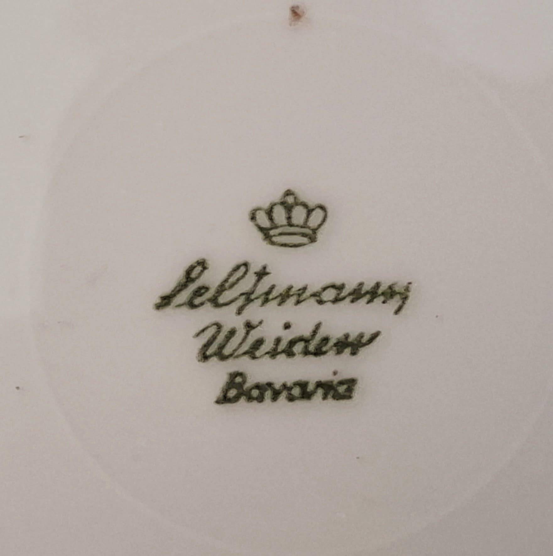 Bavarian Porcelain Dessert Set