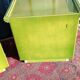 Pair of rattan bedside tables
