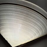 Set of Vintage Glass Wall Lamps with Gold Holder, 1970s