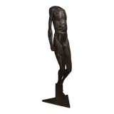 Sculpture of a male nude, 1986, metal