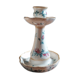 Candlestick decorated in ceramic