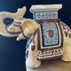 Elephant plant pot ceramic 1970s - xl - blue -