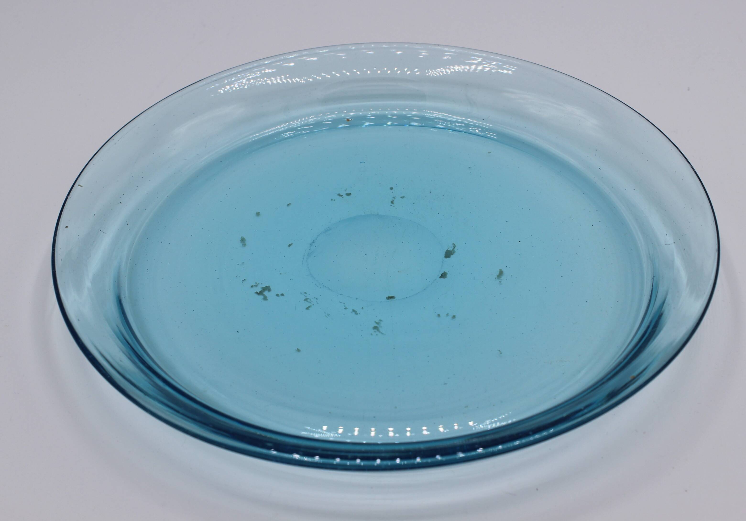 Magnifique service a liqueur en vere bleu emaille legras george sand art no