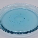 Magnifique service a liqueur en vere bleu emaille legras george sand art no