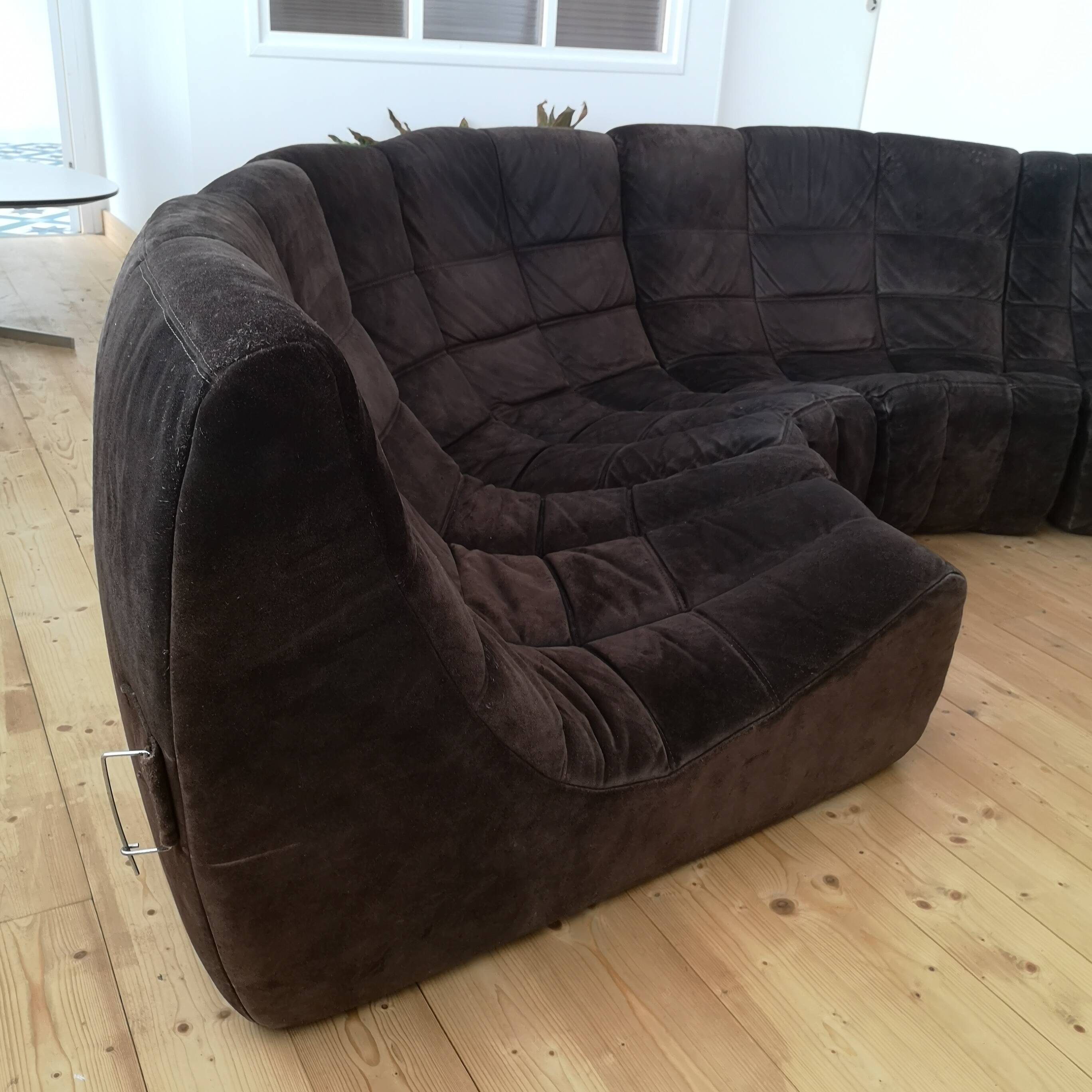 Canapé Circle "Gilda" by Michel Ducaroy for Ligne Roset from the 1970s.
