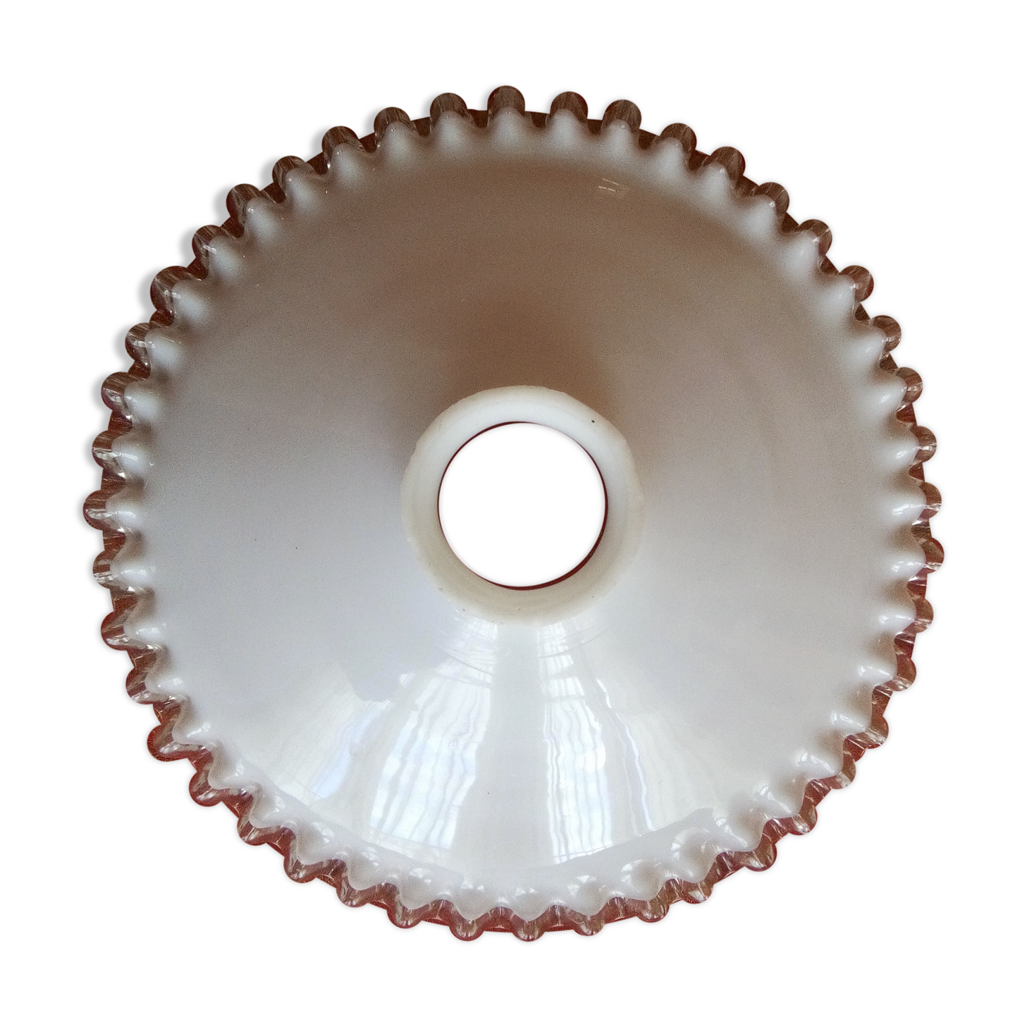 Opaline glass lampshade