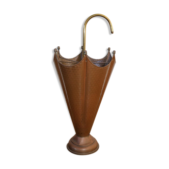 Copper and brass umbrella holder
