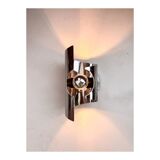 Vintage stainless steel wall light