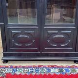 Napoleon III 19th century library in blackened wood