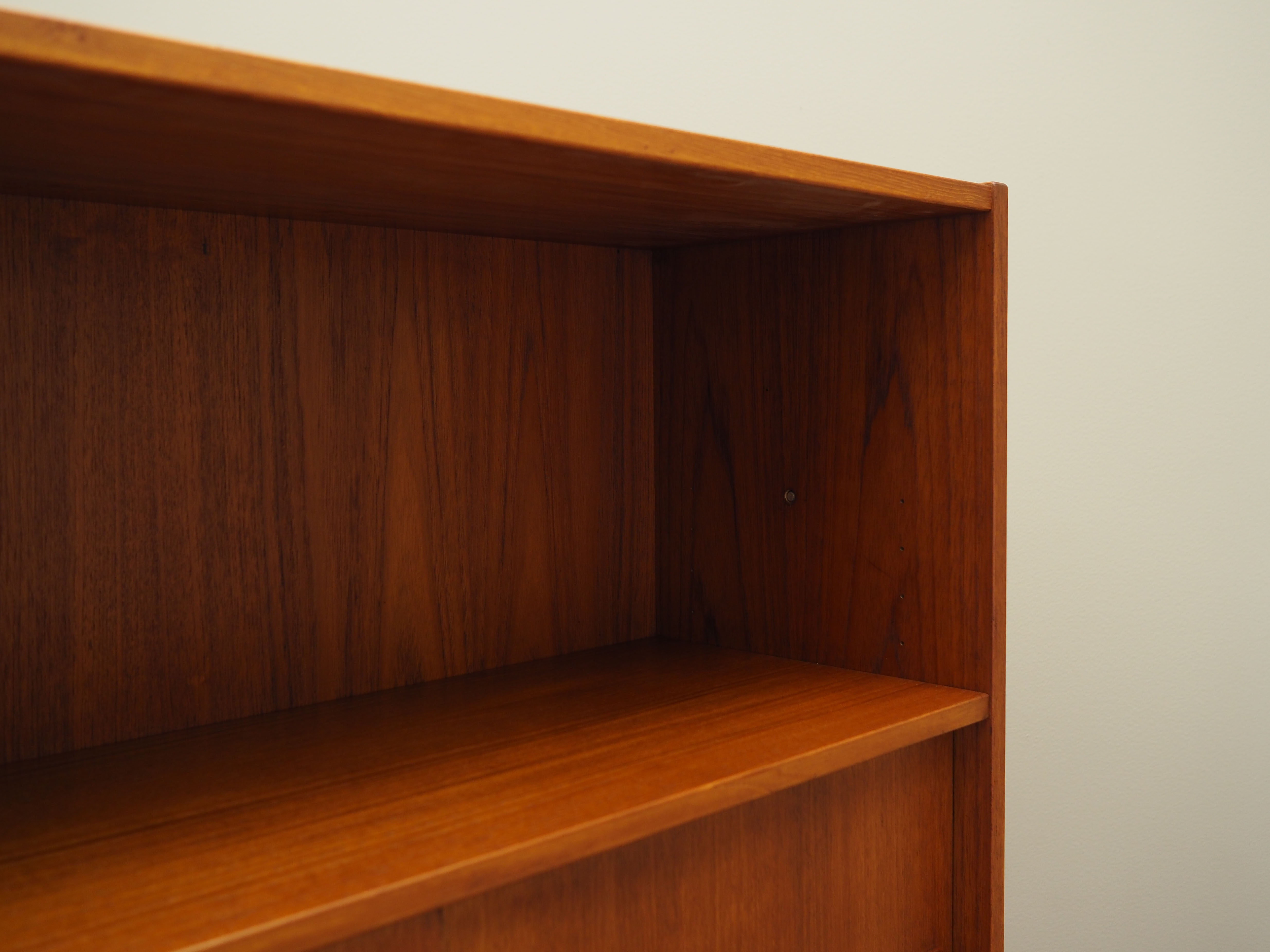 Teak bookcase, Danish design, 1960s, production: Denmark