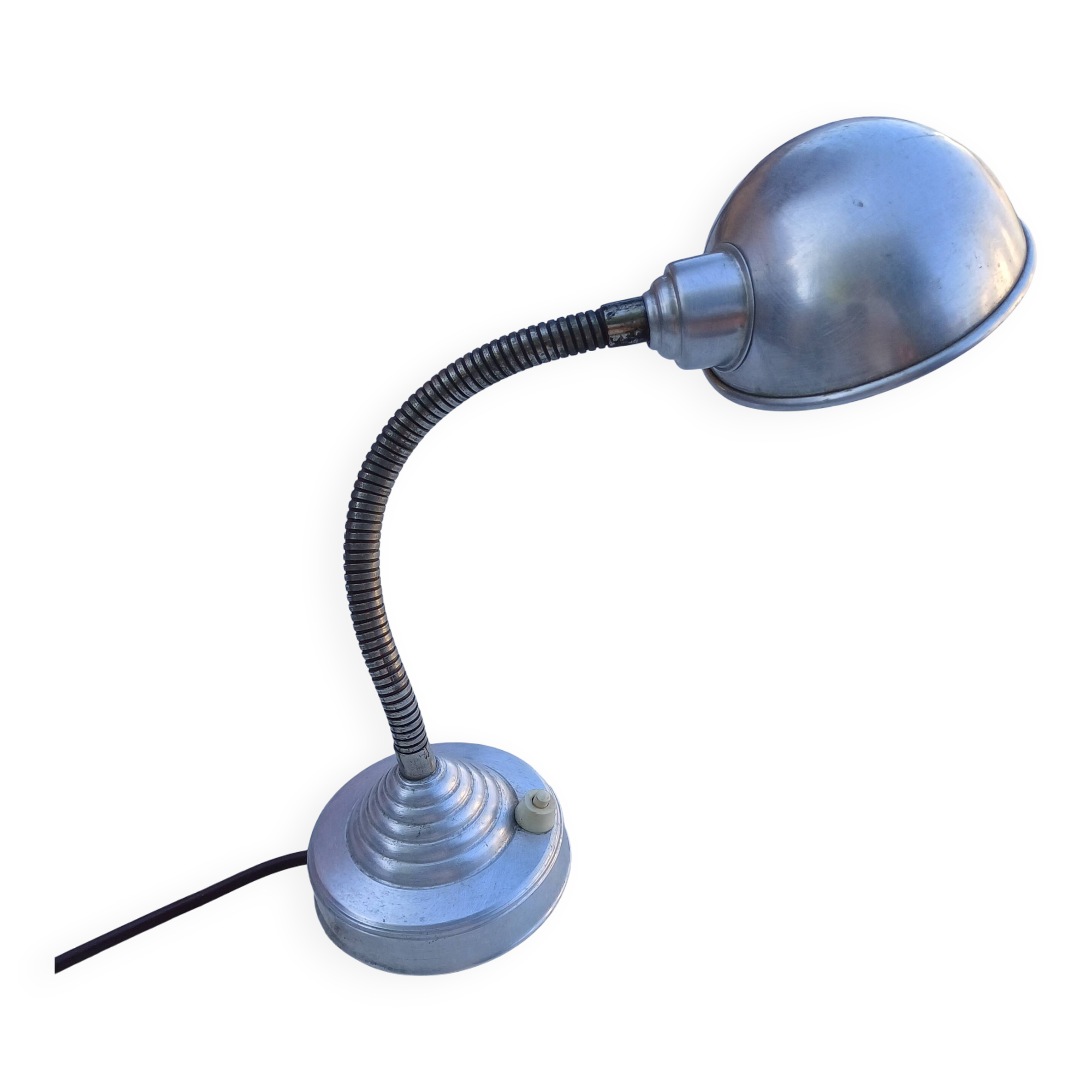 Vintage Aluminum Lamp from the 60s