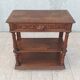 Renaissance style oak console