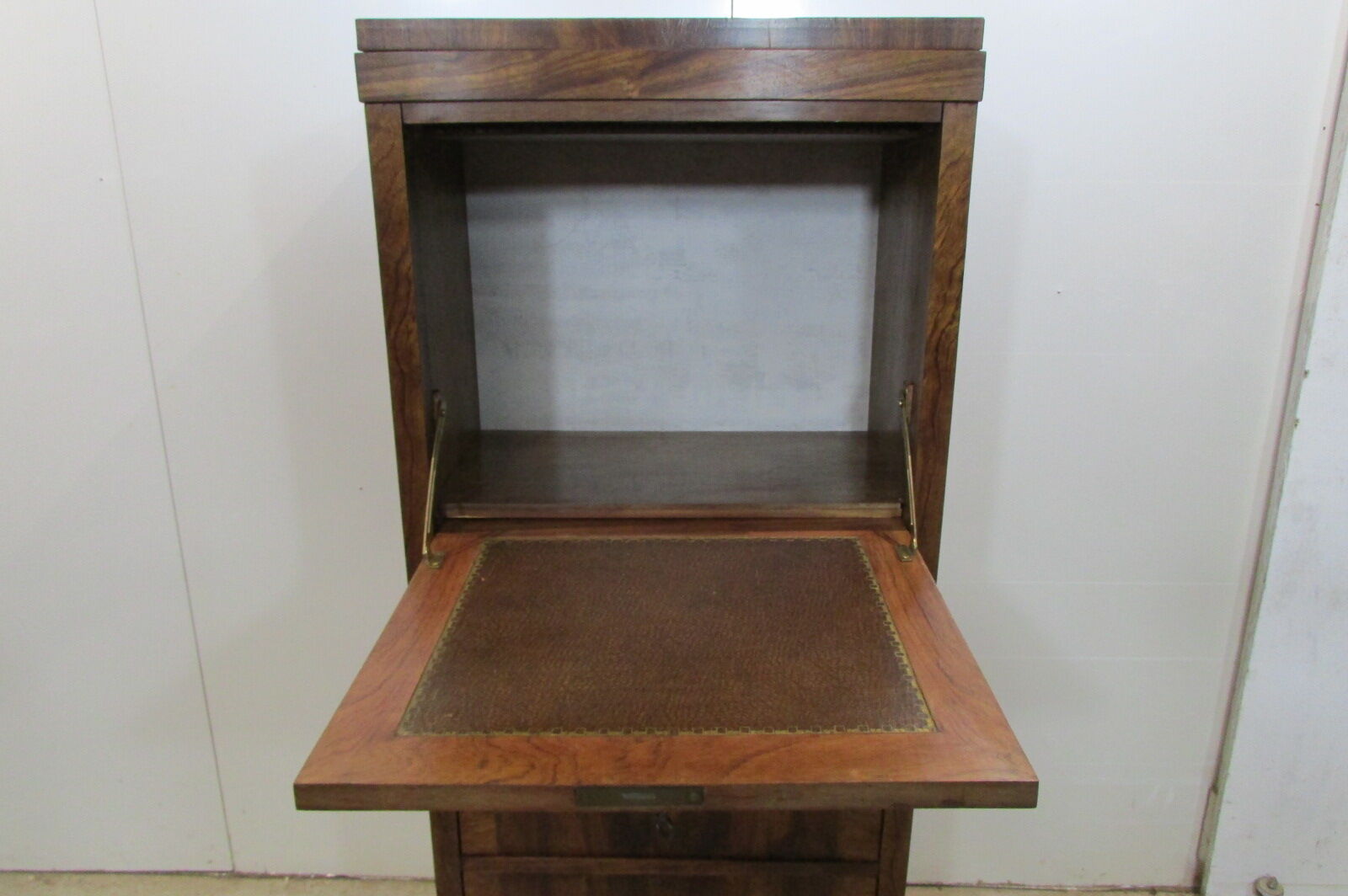 Flip top art deco writing desk
