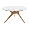 Ampm glass and wood table