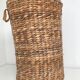 Woven wicker basket