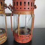 Set of two industrial lanterns