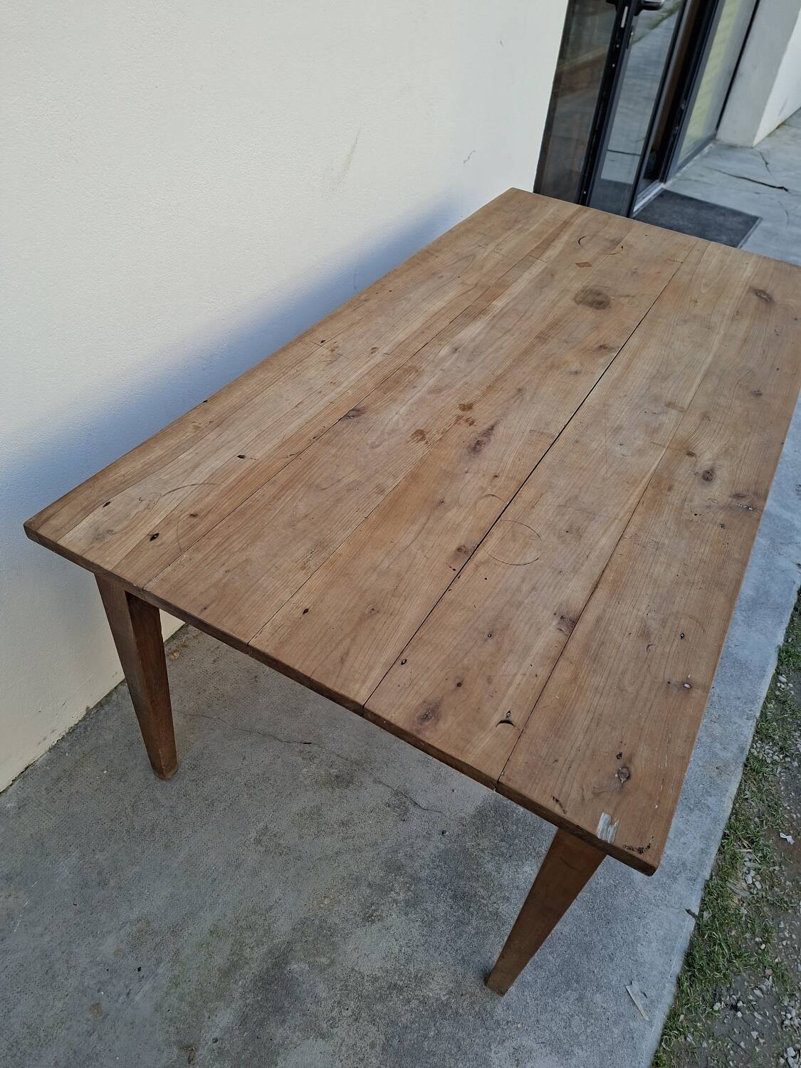Table de Ferme rustique ancienne fabrication 1900s en Fruitier
