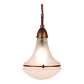 Lampe Suspendue Industrielle Luzette de Peter Behrens, Siemens Schuckert, Allemagne, 1910