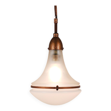Industrial Pendant Lamp Luzette by Peter Behrens, Siemens Schuckert, Germany, 1910