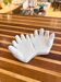 Ceramic catchall in the shape of hands