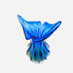 Large Murano Sommerso Vase 33cm - Cobalt Blue & Emerald - 2.8kg