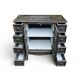 Buffet Dogon in carved solid wood - Tribal & Brutalist Style