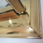 Lampe "pomme" le dauphin verre métal doré