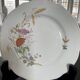 Set of 3 antique Longchamp ironstone dinner plates.