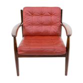 Fauteuil en palissandre danois modèle 118 design Grete Jalk pour France & Son