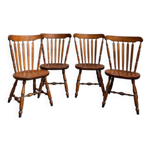 4 chaises western en
