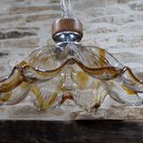 Suspension en verre Murano années 70