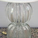 Lampe de table en verre soufflé de Murano, années 1970