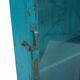 Vintage blue old teak wall display case patina and original piece from india