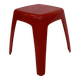 Vintage Space age plastic stool table mid century red plant stand