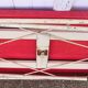 Small folding camping SOUPLEX, vintage 60s metal table