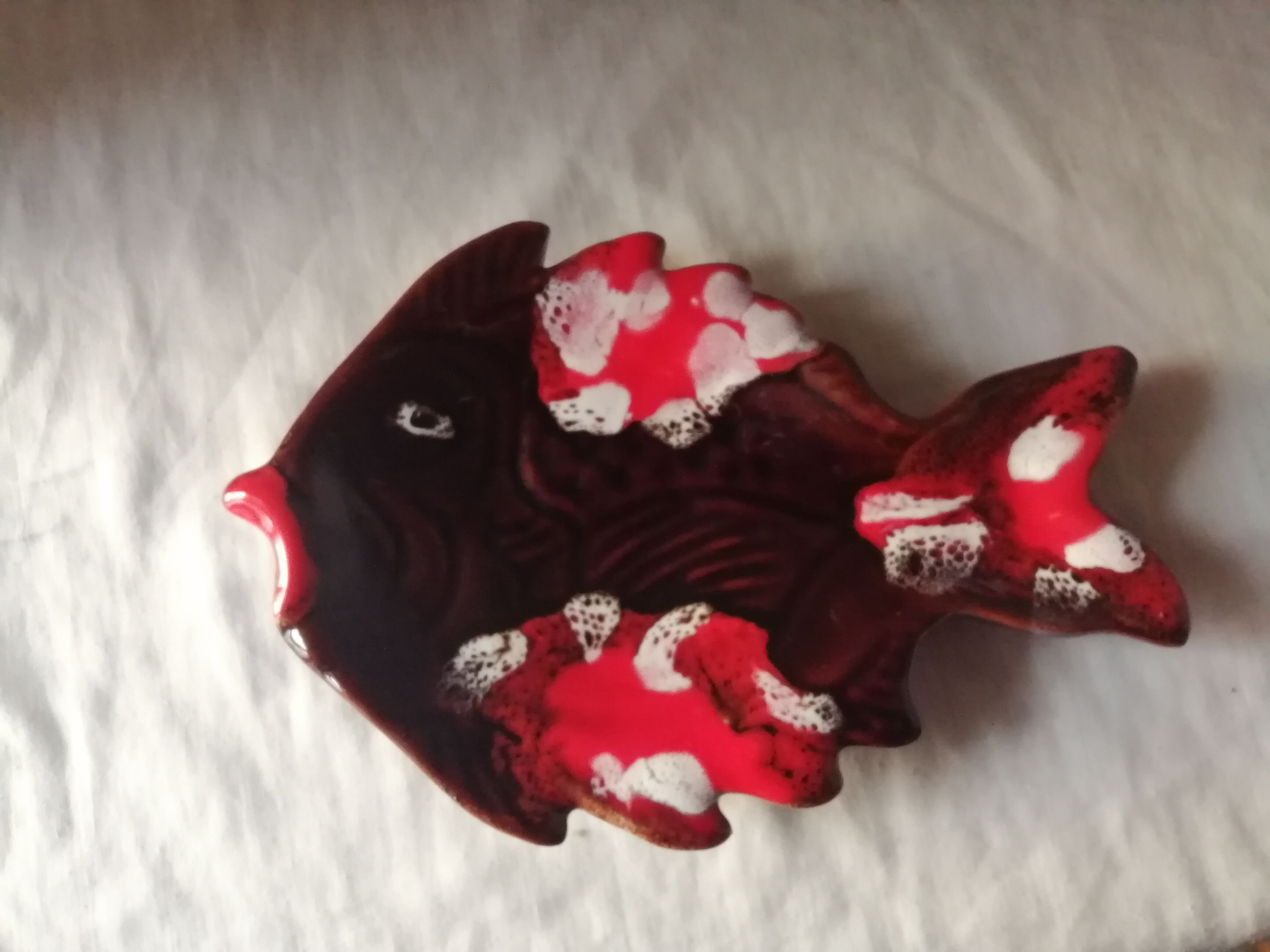 Empty pocket shape "fish" vallauris