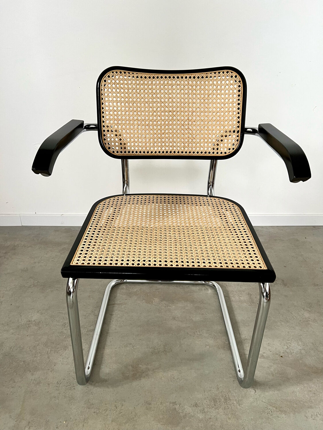Old armchair Cesca B64 design Marcel Breuer 1970 Made in Italy