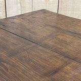18th century English rustic console in chestnut and cherry