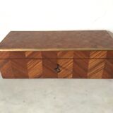 19th century marked wooden box