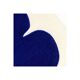 abstract painting on ultramarine blue paper signed Eawy
