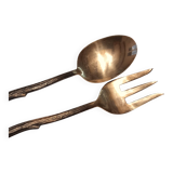 Tree branch shaped salad servers