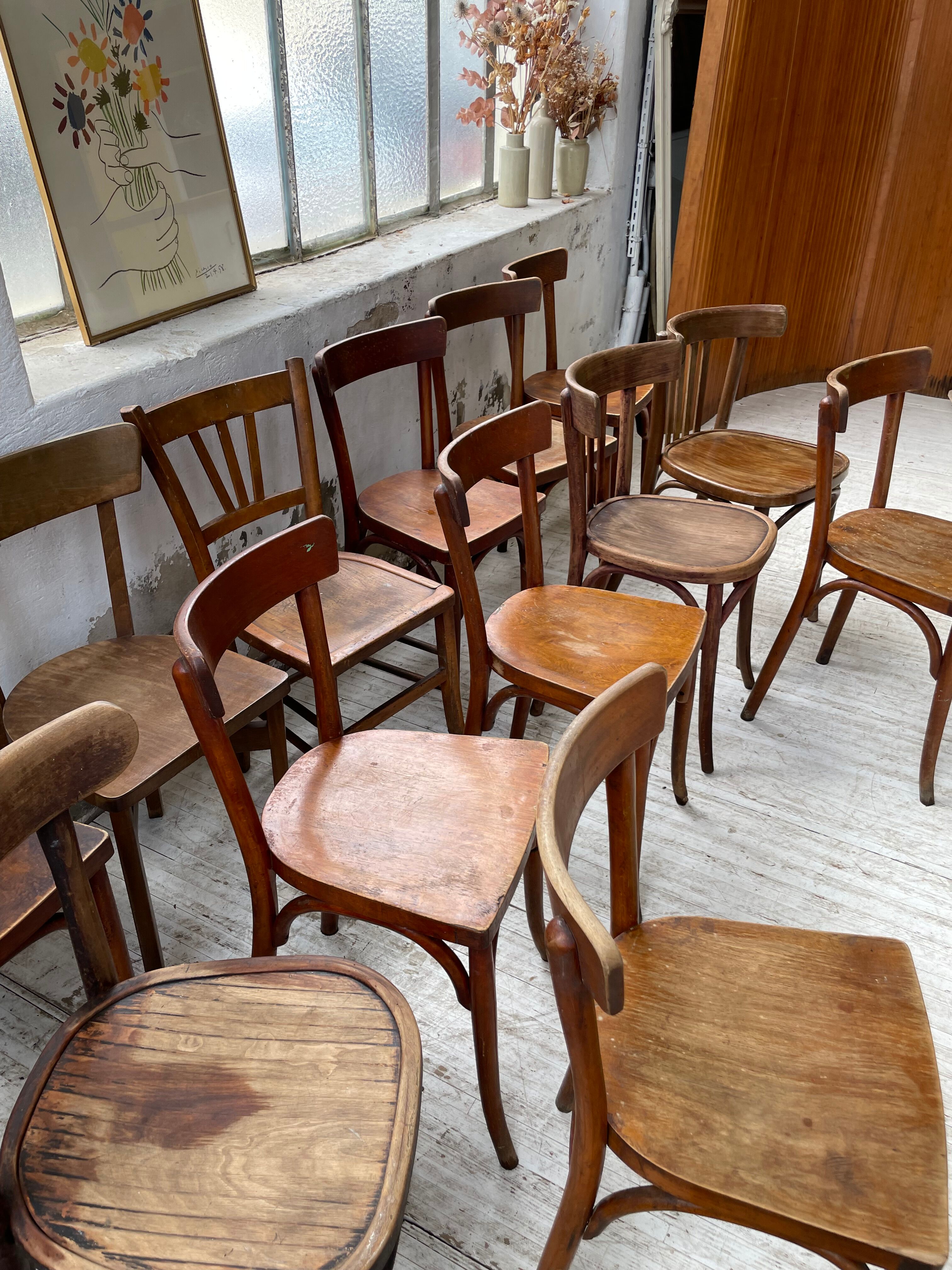 16 Baumann bistro chairs