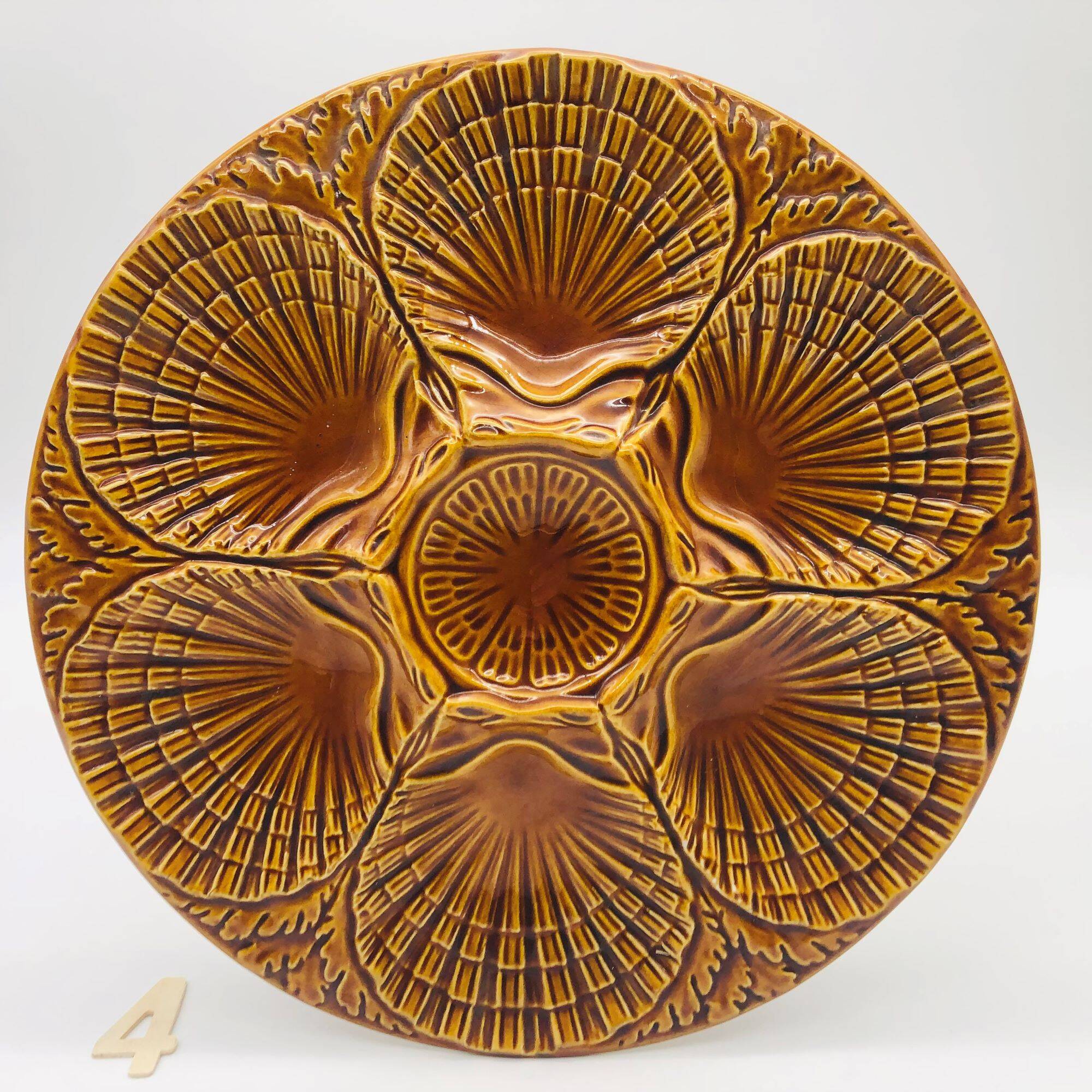 6 assiettes à coquillage, Secla Portugal