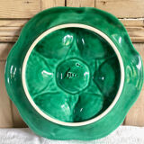 6 Sarreguemines slurry oyster plates